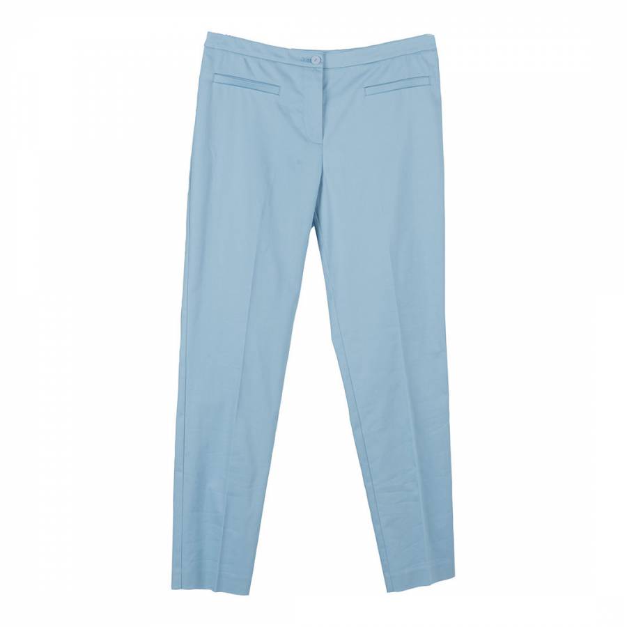 Light Blue Fitted Trouser - BrandAlley