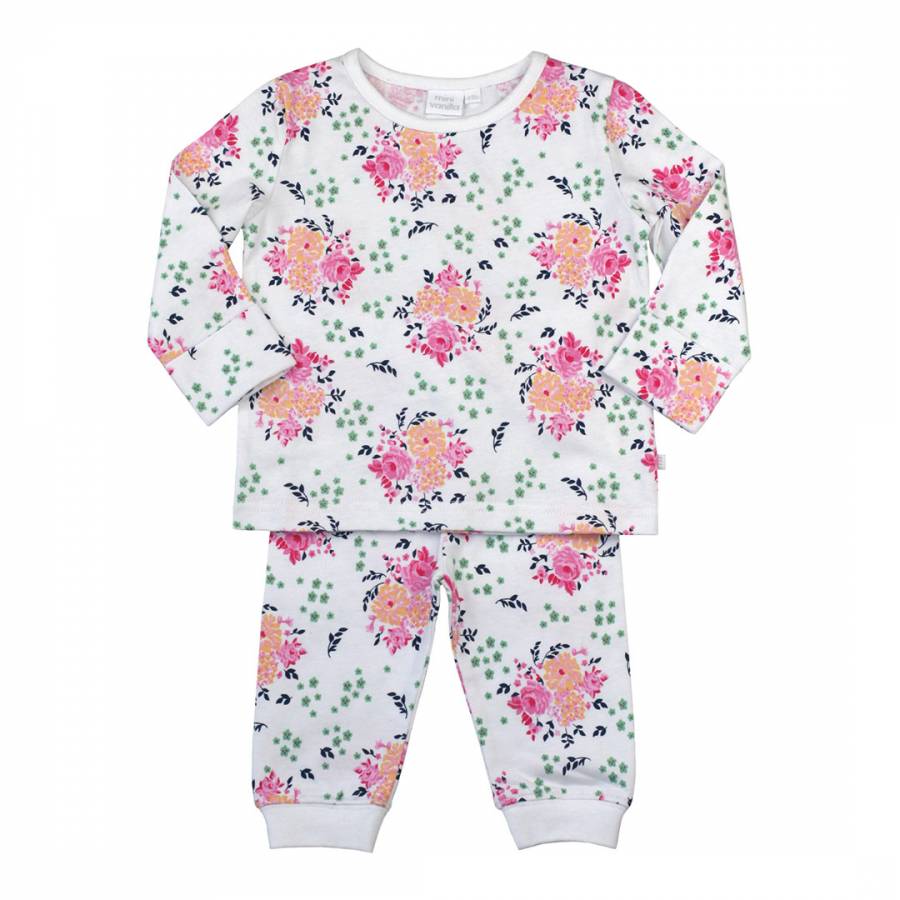 Baby Girl's Pink Floral Pyjamas - BrandAlley