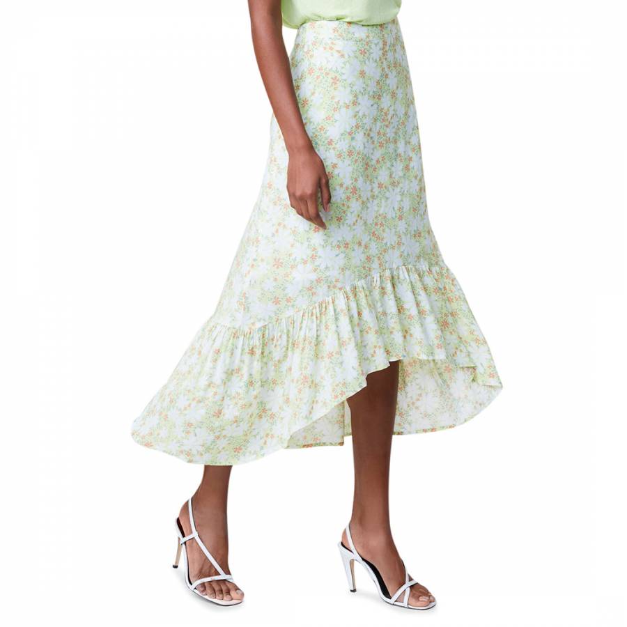Multi Floral Printed Skirt - BrandAlley