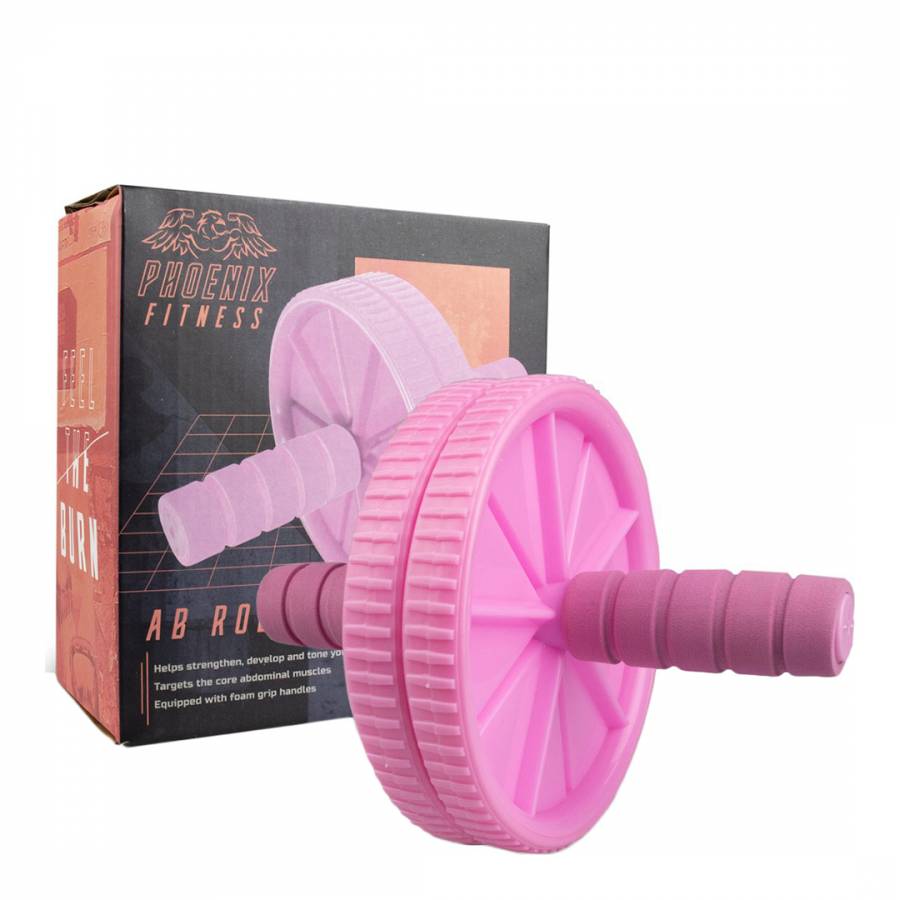 Phoenix Fitness Pink Ab Roller