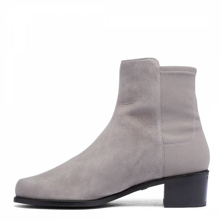 Grey Suede Reserve Ankle Boots - BrandAlley