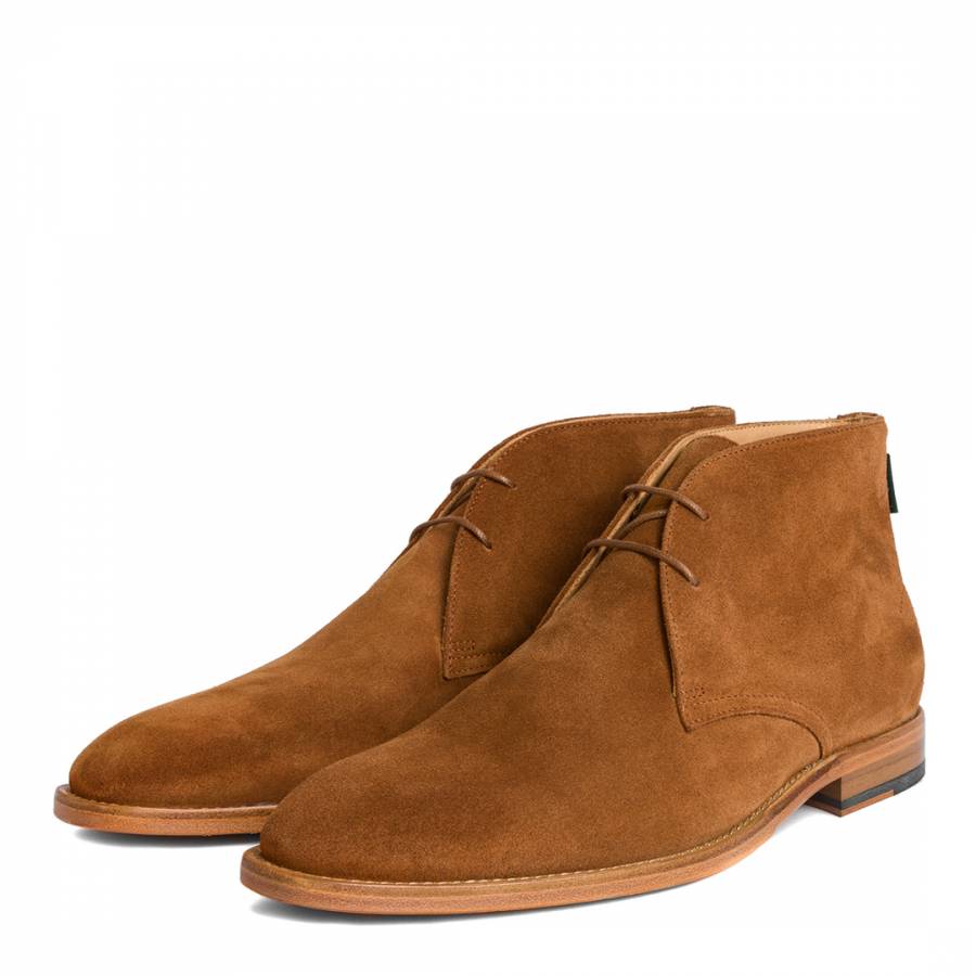 Tan Suede Ankle Boots - BrandAlley