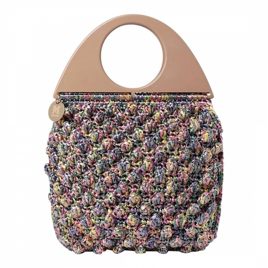 Multi Bubble Stitch Raffia Bag - BrandAlley