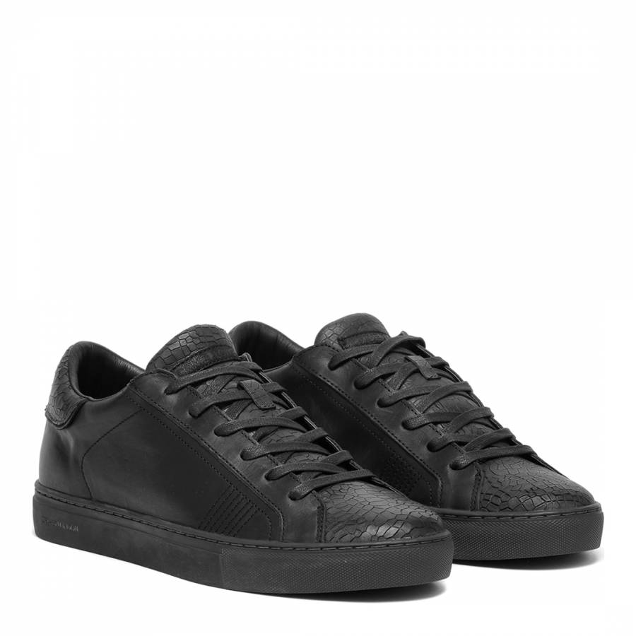 All Black Classic Low Top Sneakers - BrandAlley