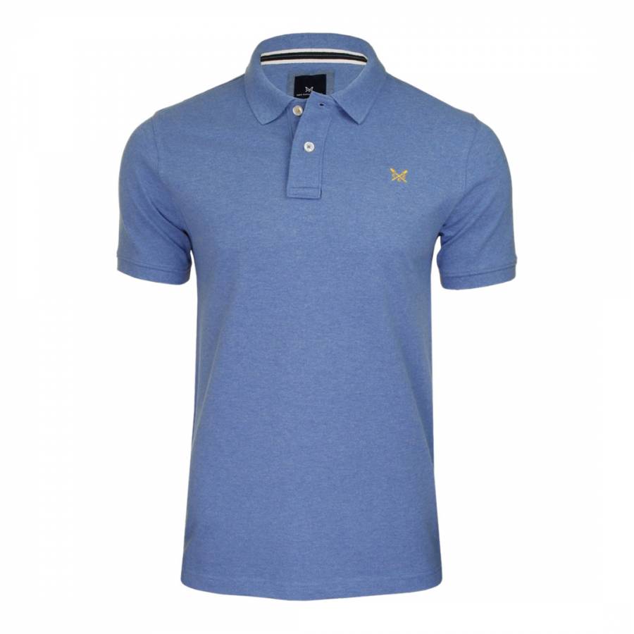 Blue Short Sleeved Polo Shirt - BrandAlley
