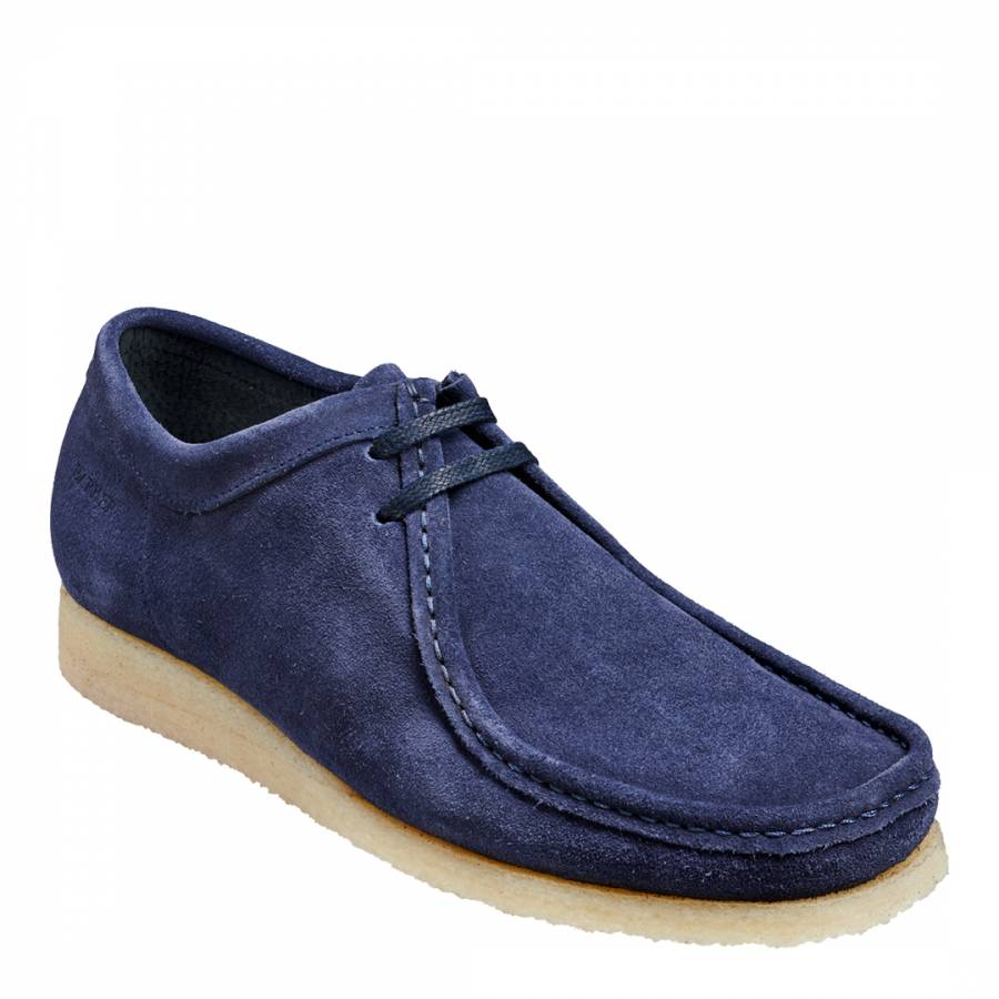 Navy Suede Alexander Casual Shoes F Fit - BrandAlley