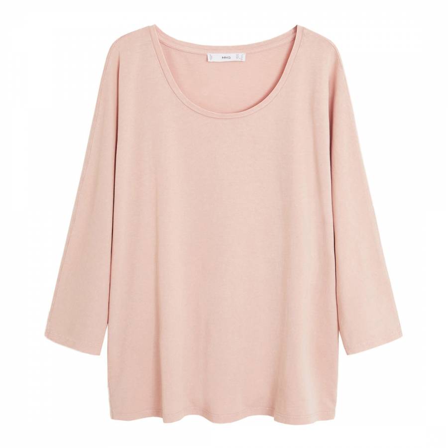 Pastel Pink Organic Cotton T-Shirt - BrandAlley