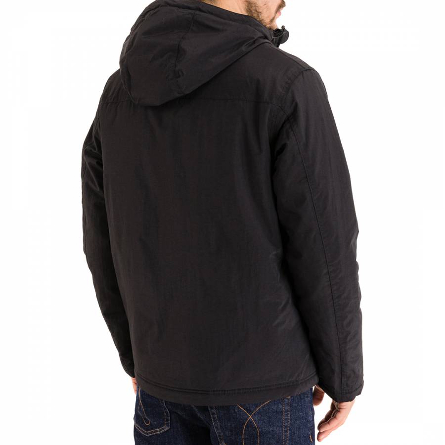 Black Lightweight Hooded Jacket - BrandAlley