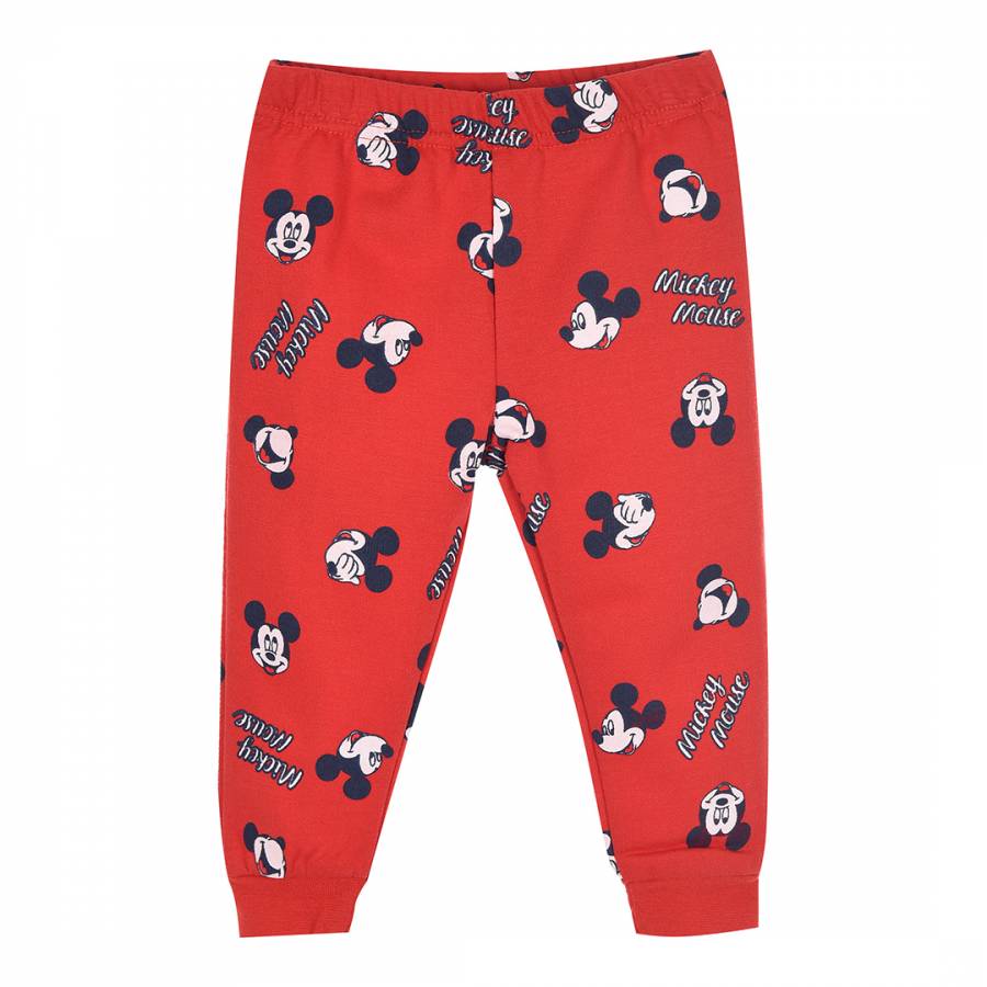 Red Mickey Mouse Leggings - BrandAlley