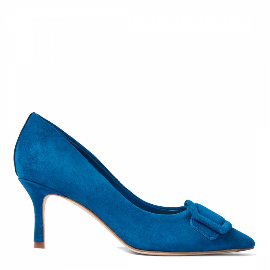 Kingfisher Blue Alison Court Shoes - BrandAlley