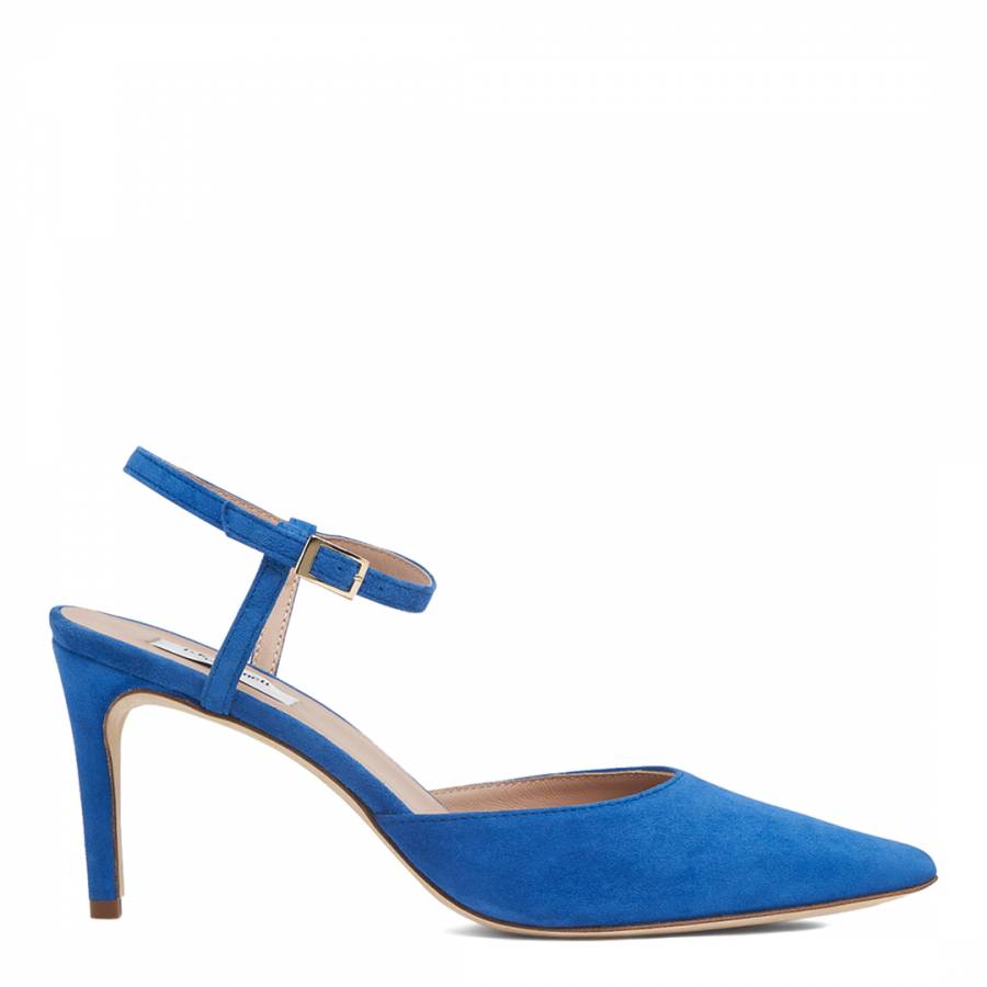 Cobalt Suede Hope Strappy Courts - BrandAlley