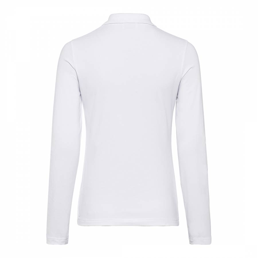 White UV Protect Polo Shirt - BrandAlley
