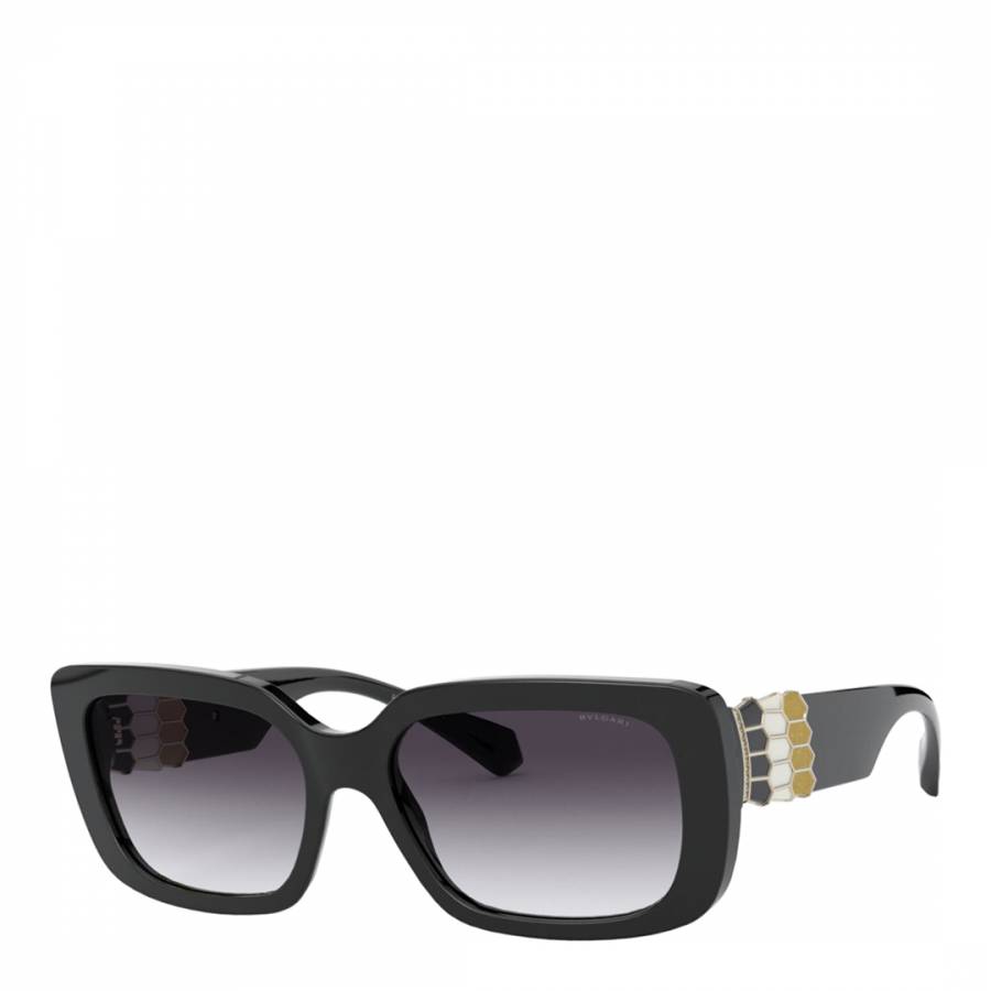 Women's Black/Gradient Grey Bvlgari Sunglasses 56mm - BrandAlley