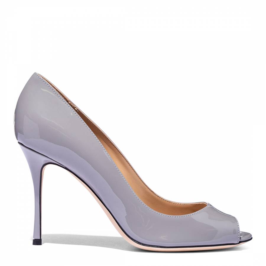 Buy Truffle Collection Grey Peep Toe Lace Block Heels - Heels for Women  7031119 | Myntra