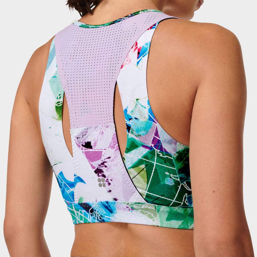 Green Earth Print Super Sculpt Sustainable Top - BrandAlley