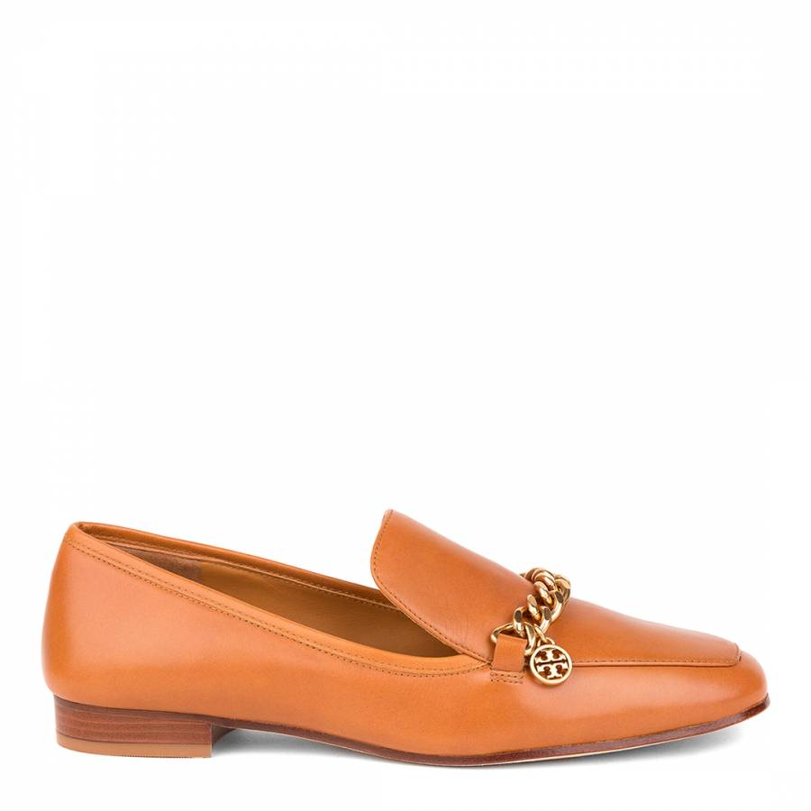 Tan Chain Loafers - BrandAlley