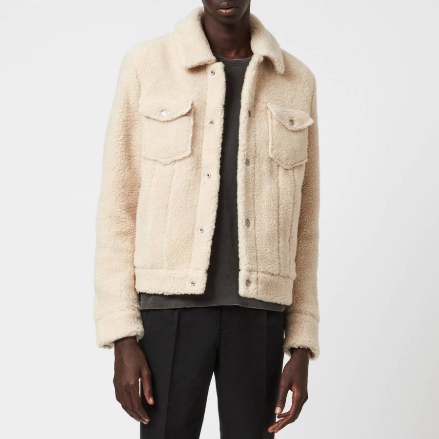 bevin sherpa jacket allsaints