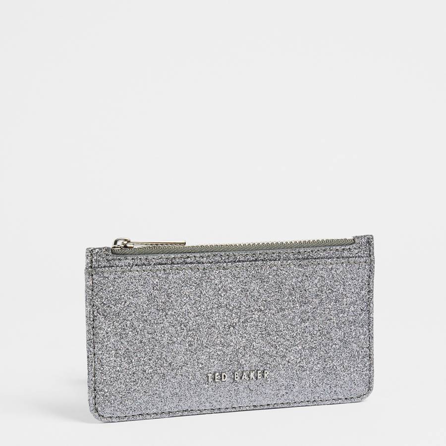 Ted Baker Silveah Imitation Snake Large Zip Around Matinee Purse Wallet In  Silver in White | Lyst UK