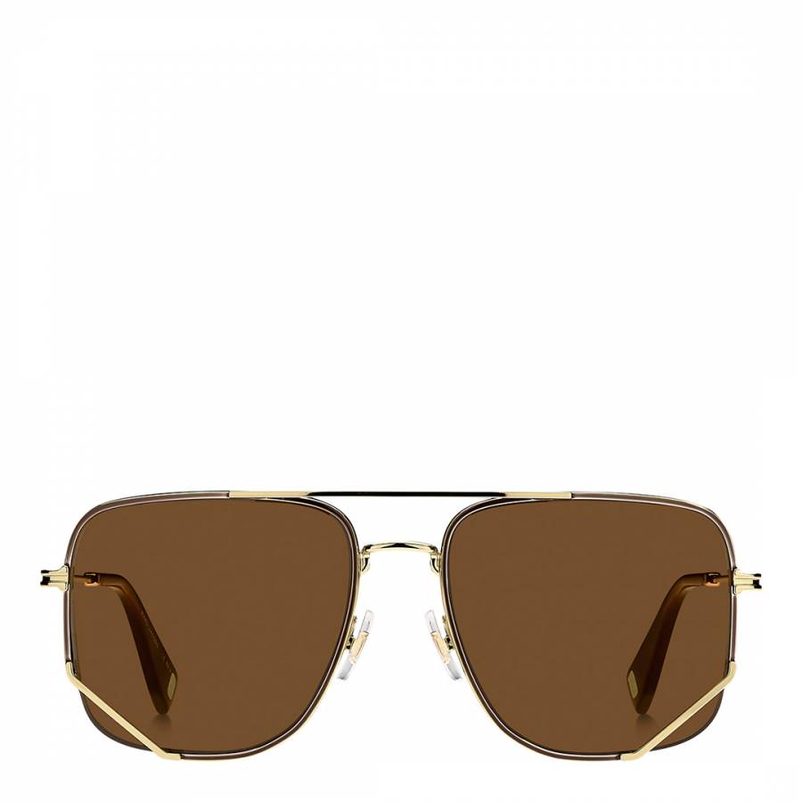 Gold Brown Mj 1048 Square Sunglasses - BrandAlley