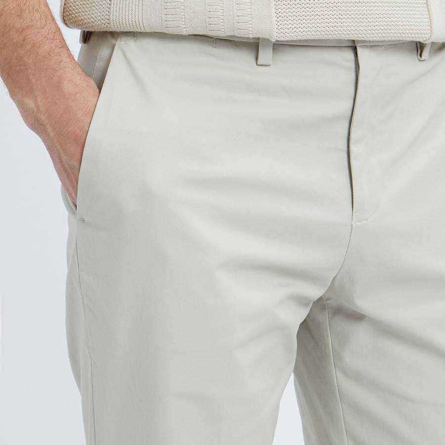 Stone Hamilton Cotton Blend Trousers - BrandAlley