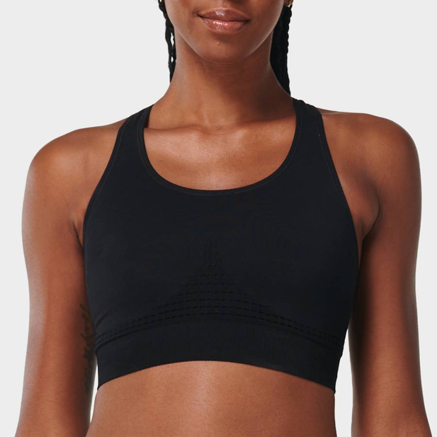 Sweaty Betty STAMINA WORKOUT BRA - Light support sports bra - black 