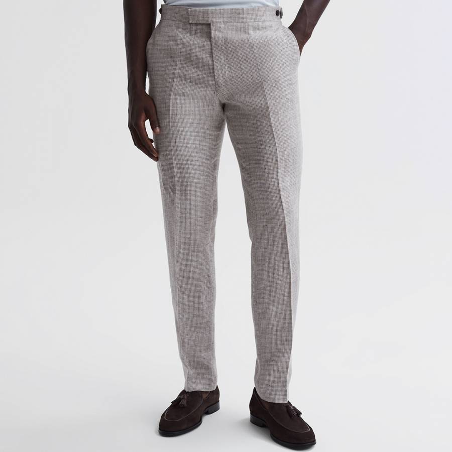 Men's Linen Trousers With Print Summer Trousers Men's Light Long Beach  Trousers Men's Linen Jogging Trousers Men's Summer Thin Linen Trousers  Men's Linen Trousers With Wide Legs Men ( Color : A ,