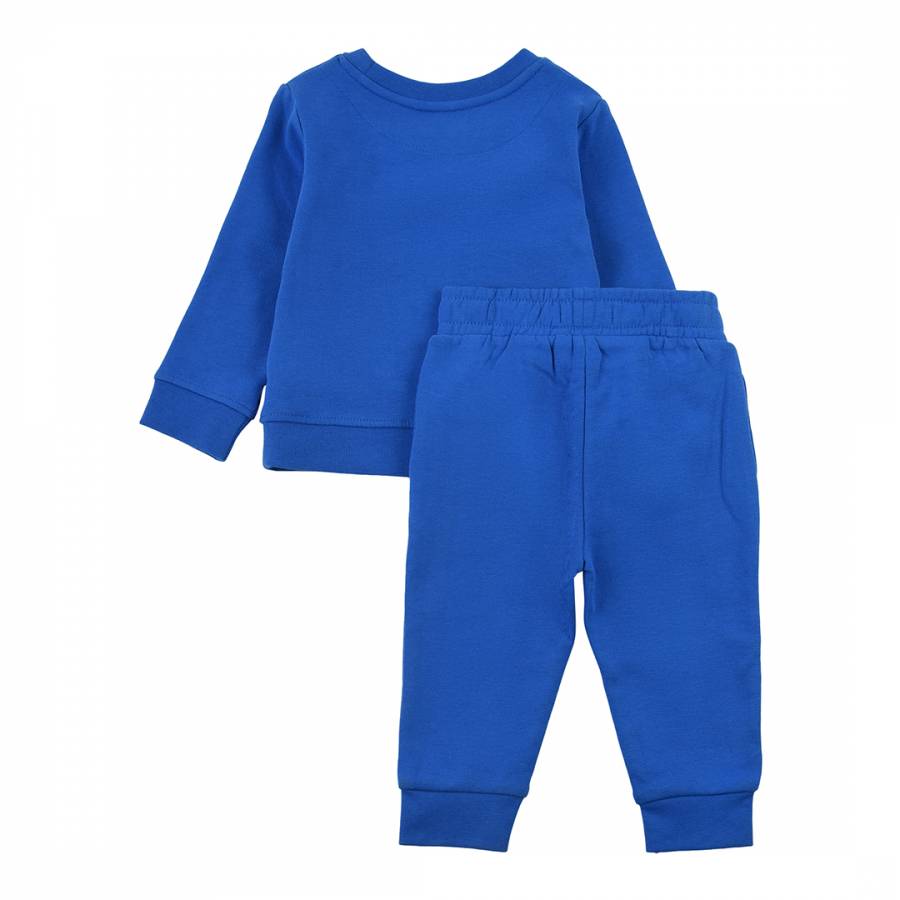 Baby Boy's Blue Cotton Blend Tracksuit Set - BrandAlley