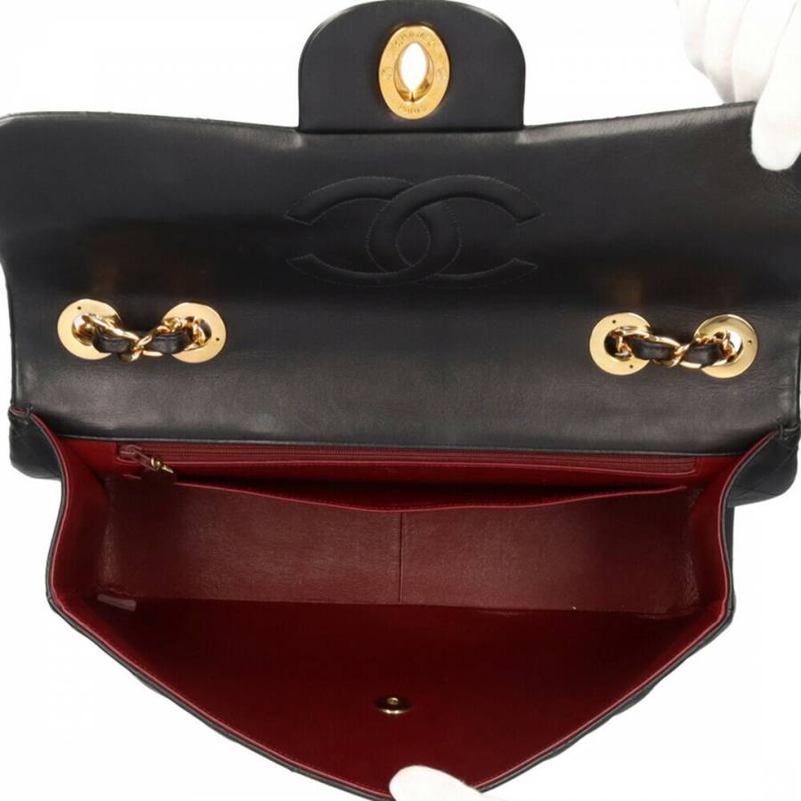 Vintage Chanel Black Chanel Matelasse Shoulder Bag