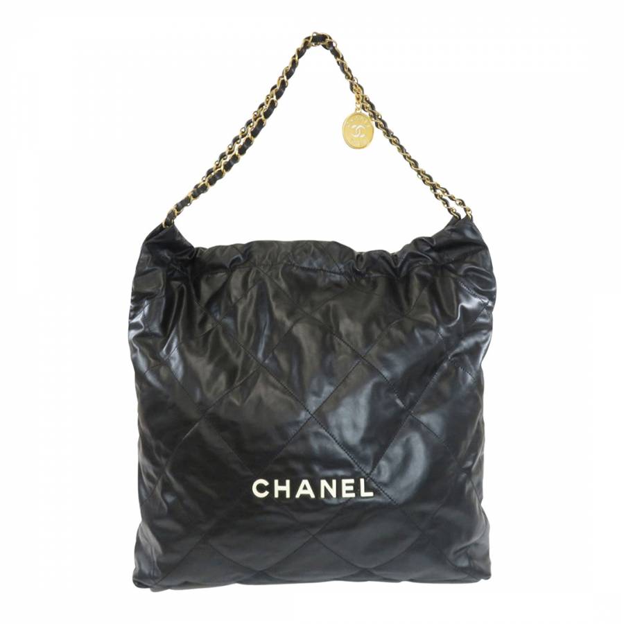 Vintage Chanel Black Chanel Matelasse Tote