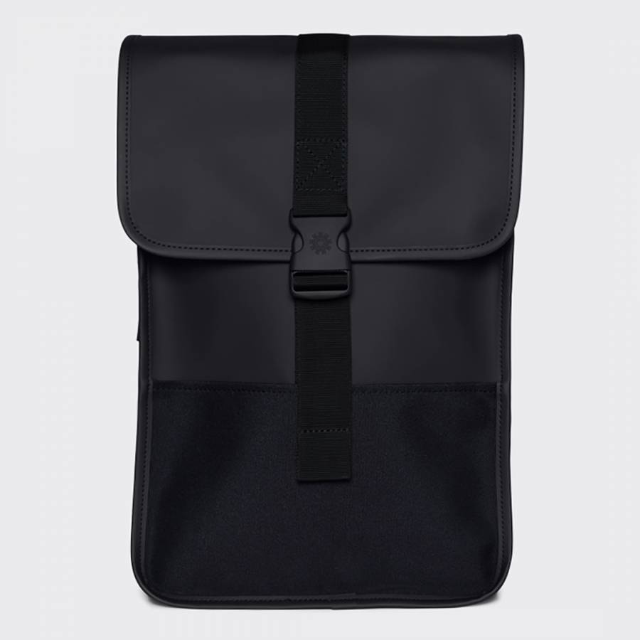 Black Unisex Waterproof Buckle Backpack Mini - BrandAlley
