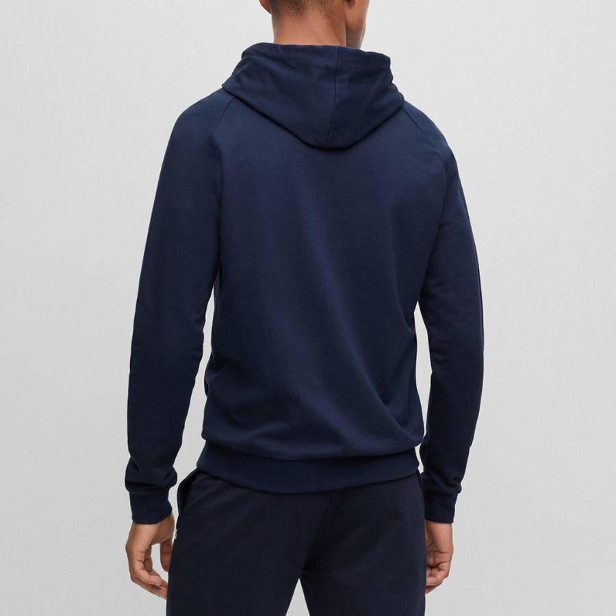 Navy Authentic Zip Cotton Jacket - BrandAlley