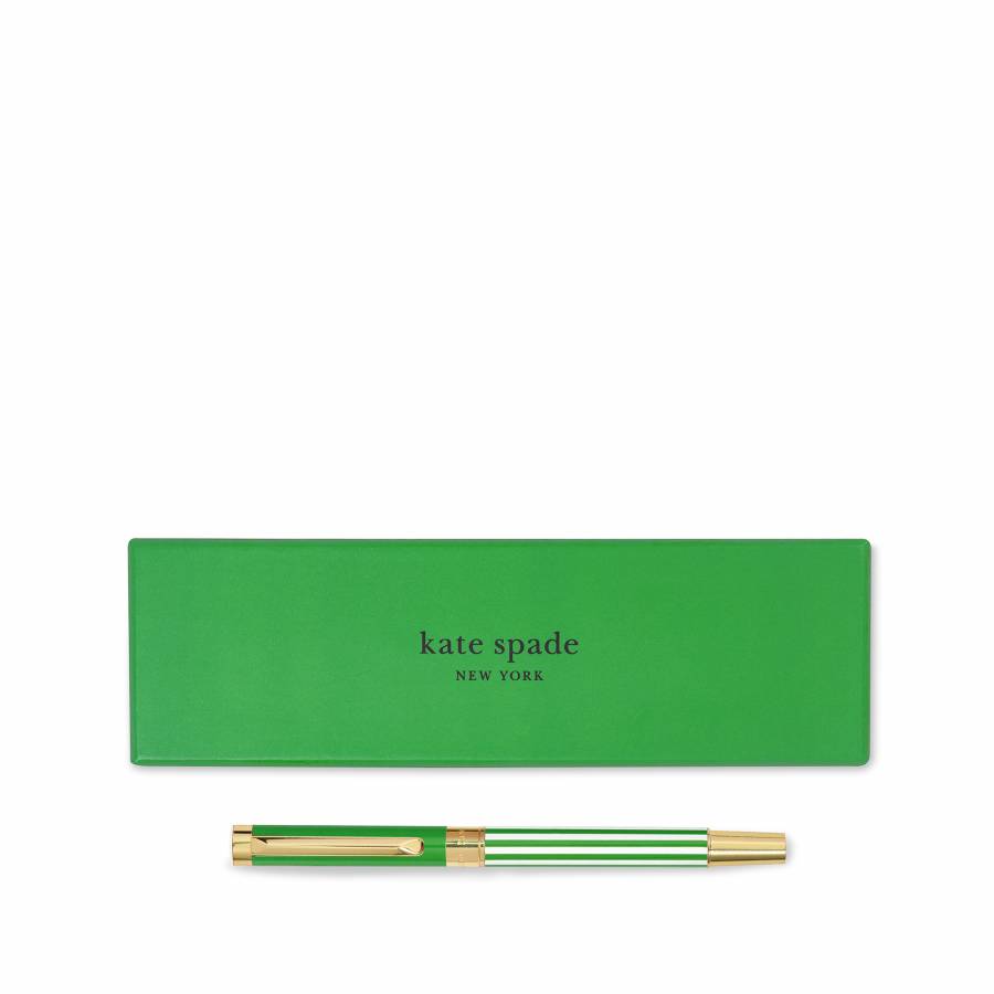 kate spade new york enchanted stripe pencil case