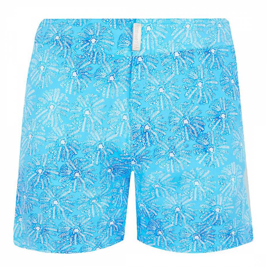 Multi Urch Print Swim Shorts - BrandAlley