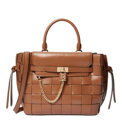 Large Carol Cashew Leather Pochette Bag