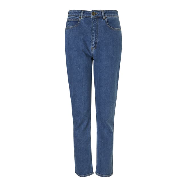 Washed Blue The Girlfriend Jeans - BrandAlley