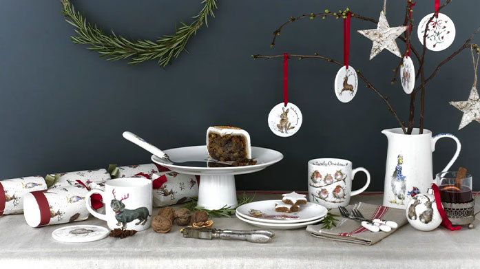 Christmas with Spode, Portmeirion and Royal Worcester Wrendale