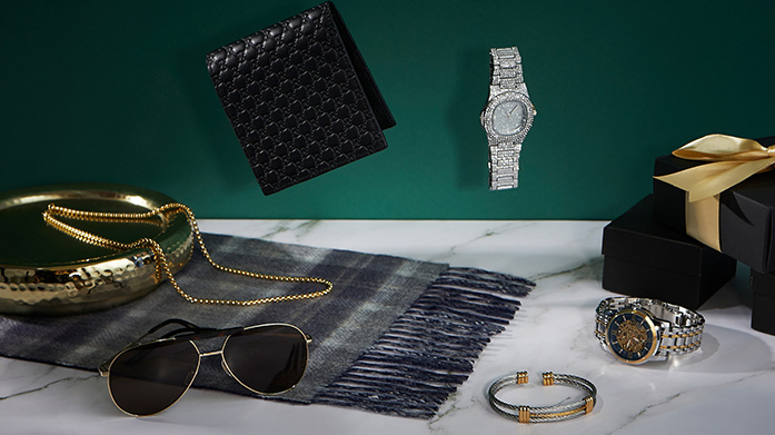 Casual Classics For Men Bring a little luxury to your casual weekends with BOSS caps, Replay belts, Michael Kors sunglasses and Stuhrling watches. 