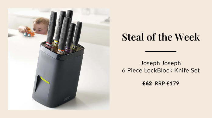 STEAL OF THE WEEK: Joseph Joseph Knife Block - 65% OFF