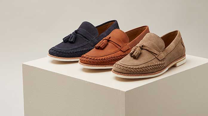 Everyday Essential Footwear For Him Shop essential everyday footwear for him, now with up to 60% off. From John White brogues to Fenland Sheepskin slippers, there's a pair for every occasion.