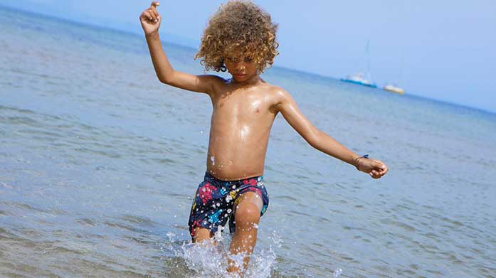 Kids Swimwear For Spring Browse vibrant holiday essentials in our children's swimwear sale. Look out for Vilebrequin swim shorts & swimsuits, plus beachwear for them to throw on post-splash.