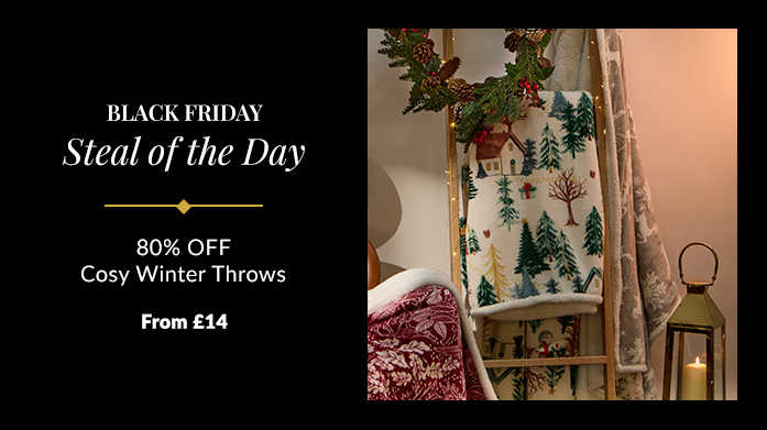 Black Friday Steal: 80% Off Cosy Winter Throws