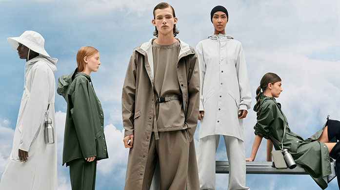 Rains Menswear Key for wet-weather dressing, shop RAINS, the on-trend outerwear brand with a contemporary edge. Expect waterproof raincoats, lightweight jackets and rucksacks for him.