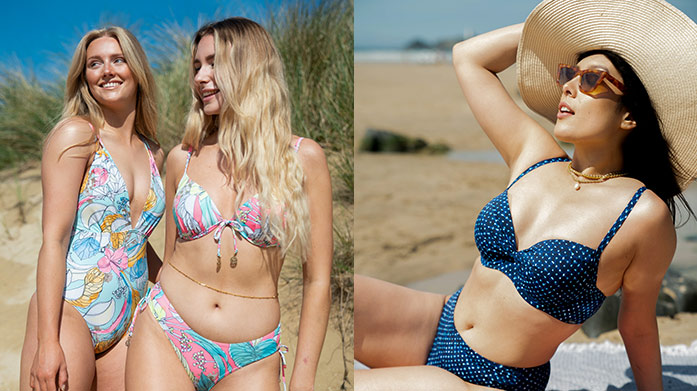 Moontide & Piha From the pool gym to the tropical beach, stay stylish while you swim with this edit of string bikini sets, floral swimsuits and more.