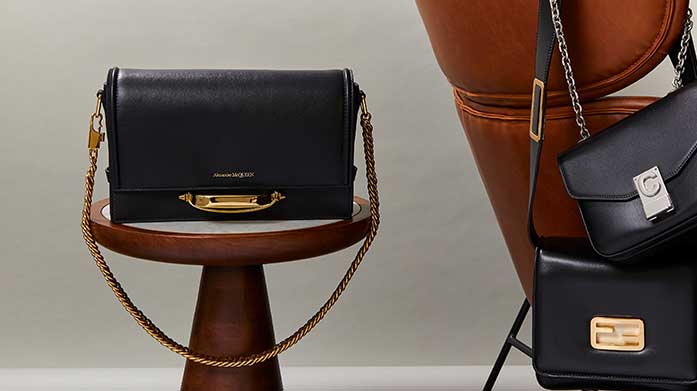 The Black And Gold Edit Get the luxe look with The Black and Gold Edit, featuring gold-plated jewellery, black leather handbags and more timeless accessories.