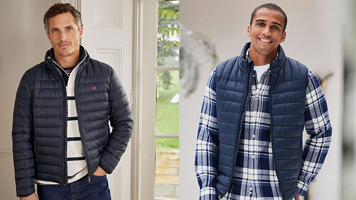 Crew Clothing Express For Him Designed with weekends in mind, our Crew Clothing menswear sale includes a selection of British-made cotton shirts, half-zip sweatshirts and jackets.