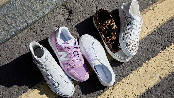 On Trend Trainers For Her Shop trending trainers from our biggest brands, including New Balance, Vans, PUMA and Superga.