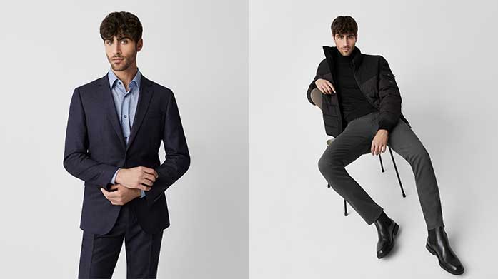 BOSS Menswear Explore premium casualwear from BOSS with on and off-duty staples for him. Think suave suits, cotton joggers, logo T-shirts, classic jeans and smart shirts. Sweatshirts from £55.