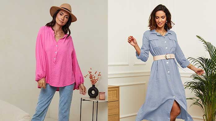 Express Holiday Linen Holiday coming up? Grab Express Delivery on stylish linen clothing from ARKET, IRO, Mango and No. Eleven.