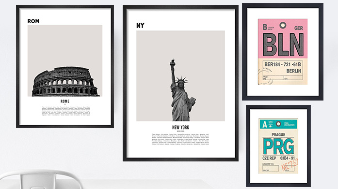 The Travel Edit: Framed Prints Curated for the travel enthusiast, The Travel Edit showcases stylish framed prints from some of the world's most iconic locations.