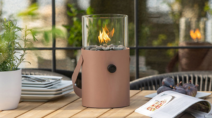 Cosi Outdoor Lanterns Shop for the ultimate staycation essential in this edit of Cosi fire lanterns. We have a range of portable pieces to choose from, in a range of finishes and colourways.